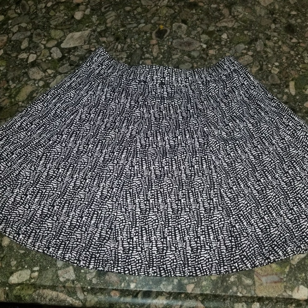 Black and White Skirt